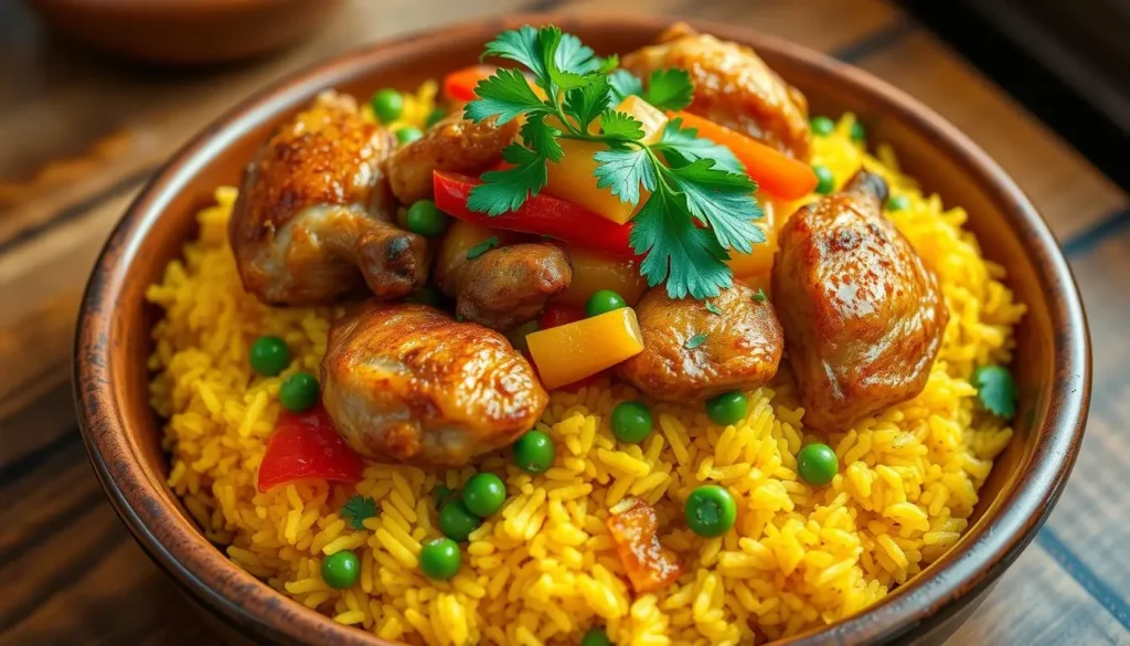 chicken and yellow rice recipe
