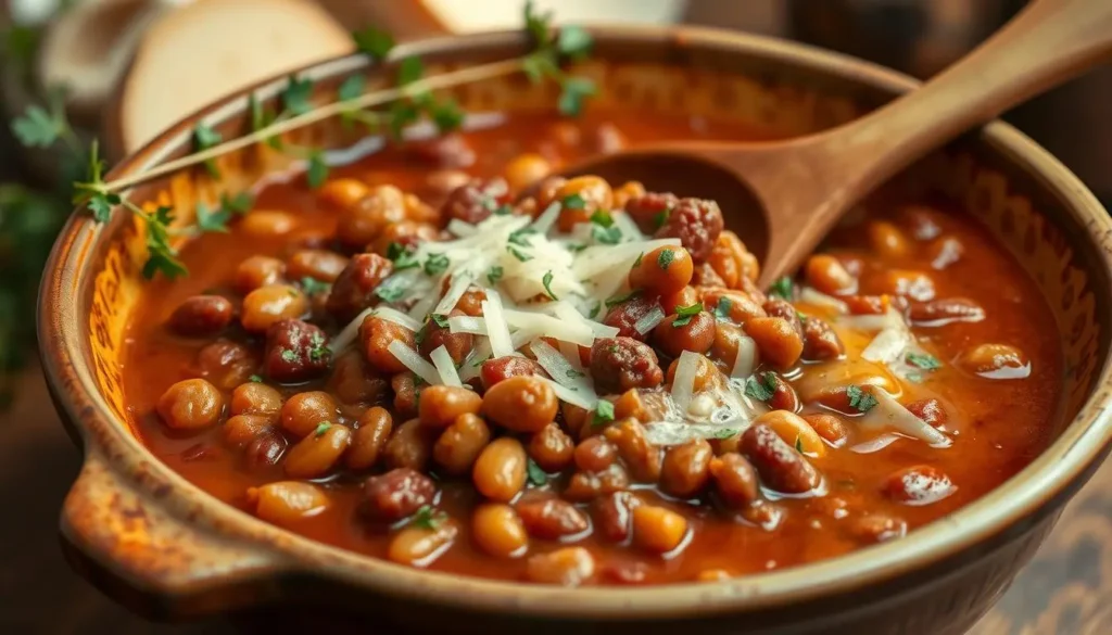 baked beans with hamburger recipe​
