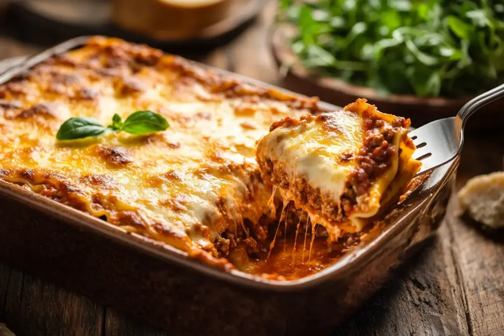 San Giorgio lasagna noodles, Italian lasagna recipe, classic lasagna dish, homemade lasagna meal, traditional lasagna bake