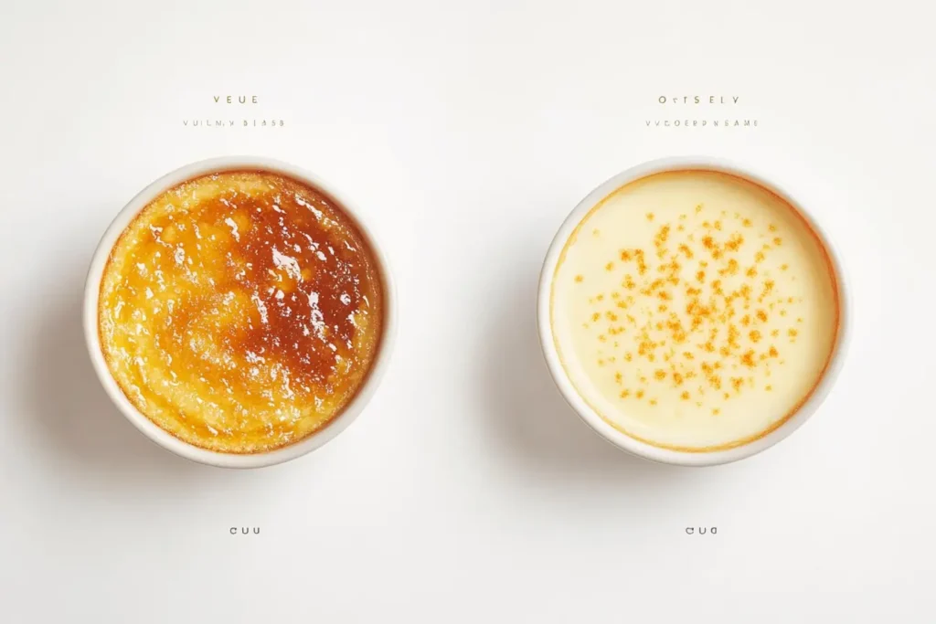 What’s the difference between crème brûlée and custard?